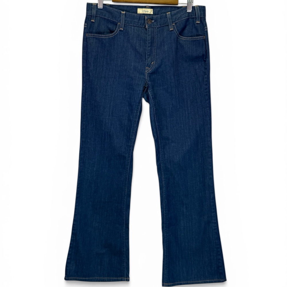 LEVI'S Women's Orange Tab Capital E 1970's Flare Mid-Rise Denim Jeans Size 31